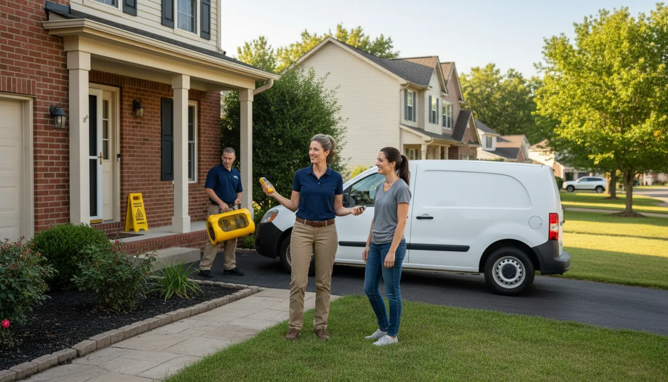 Residential water damage restoration in Cloudcroft, NM
